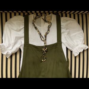 H&M pouffy-sleeved crop top